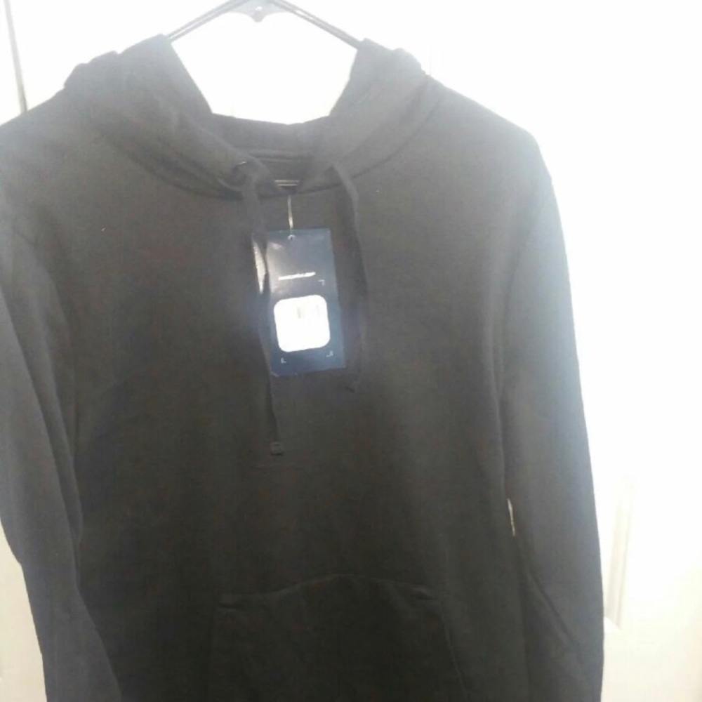 asics black pull over